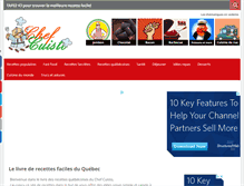 Tablet Screenshot of chefcuisto.com